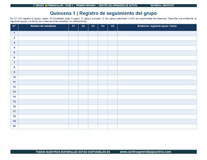 PLANEACIÓN 2° ⭐Preescolar Primer Periodo (Sep, Oct, Nov) en 🎁pdf