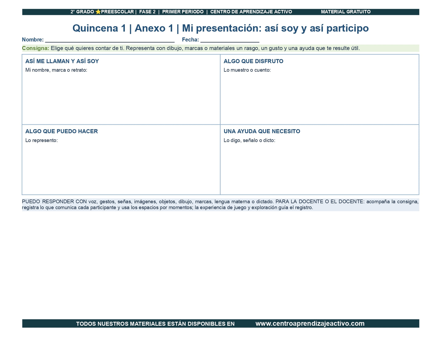 PLANEACIÓN 2° ⭐Preescolar Primer Periodo (Sep, Oct, Nov) en 🎁pdf
