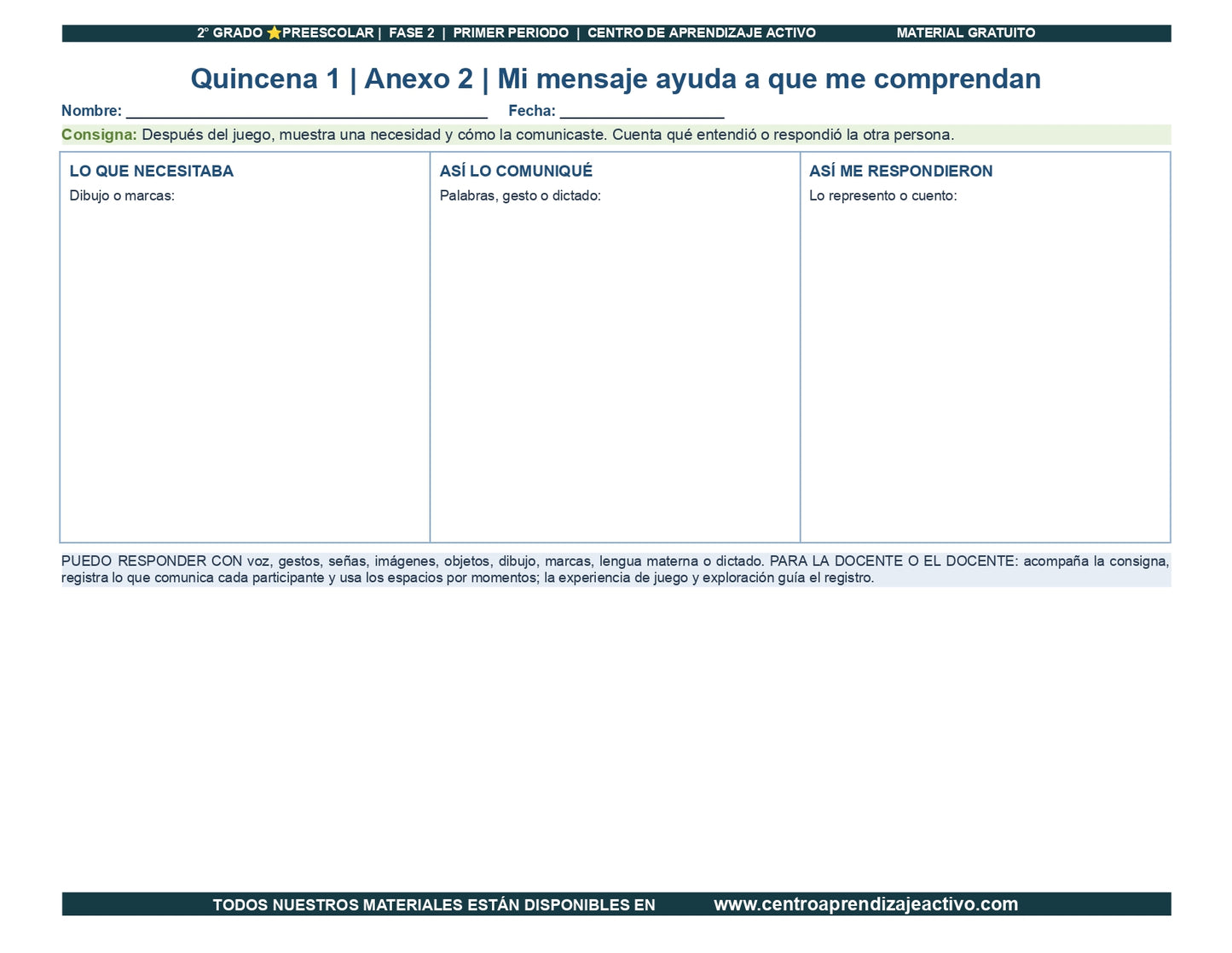 PLANEACIÓN 2° ⭐Preescolar Primer Periodo (Sep, Oct, Nov) en 🎁pdf