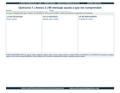 PLANEACIÓN 2° ⭐Preescolar Primer Periodo (Sep, Oct, Nov) en 🎁pdf