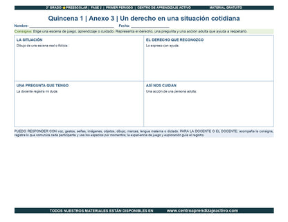 PLANEACIÓN 2° ⭐Preescolar Primer Periodo (Sep, Oct, Nov) en 🎁pdf