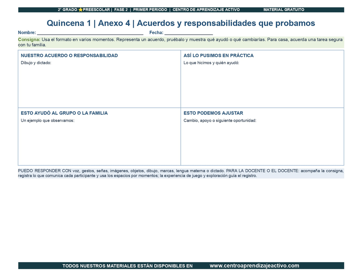 PLANEACIÓN 2° ⭐Preescolar Primer Periodo (Sep, Oct, Nov) en 🎁pdf