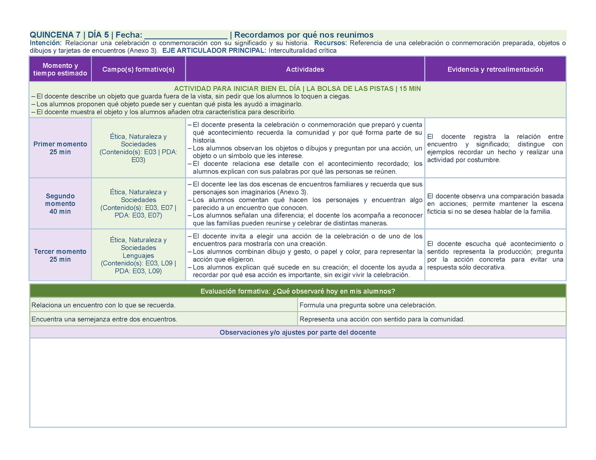 PLANEACIÓN 2° ⭐Preescolar Segundo Periodo (Dic, Ene, Feb, Mar) ✏️Editable en Word