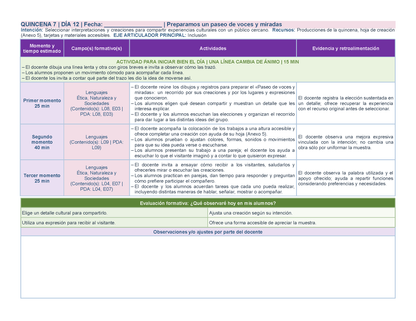 PLANEACIÓN 2° ⭐Preescolar Segundo Periodo (Dic, Ene, Feb, Mar) ✏️Editable en Word