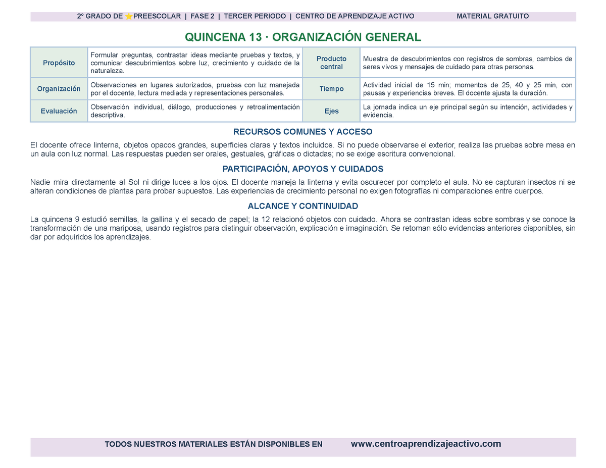 PLANEACIÓN 2° ⭐Preescolar Tercer Periodo (Abr, May, Jun, Jul) en 🎁PDF