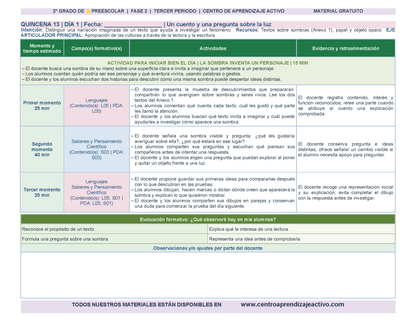PLANEACIÓN 2° ⭐Preescolar Tercer Periodo (Abr, May, Jun, Jul) en 🎁PDF