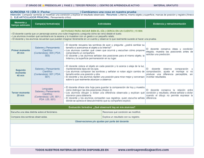 PLANEACIÓN 2° ⭐Preescolar Tercer Periodo (Abr, May, Jun, Jul) en 🎁PDF