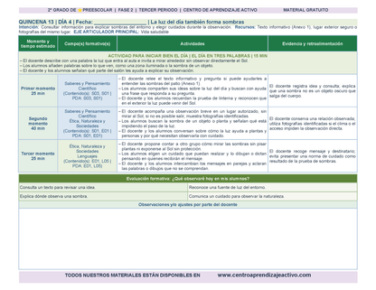 PLANEACIÓN 2° ⭐Preescolar Tercer Periodo (Abr, May, Jun, Jul) en 🎁PDF