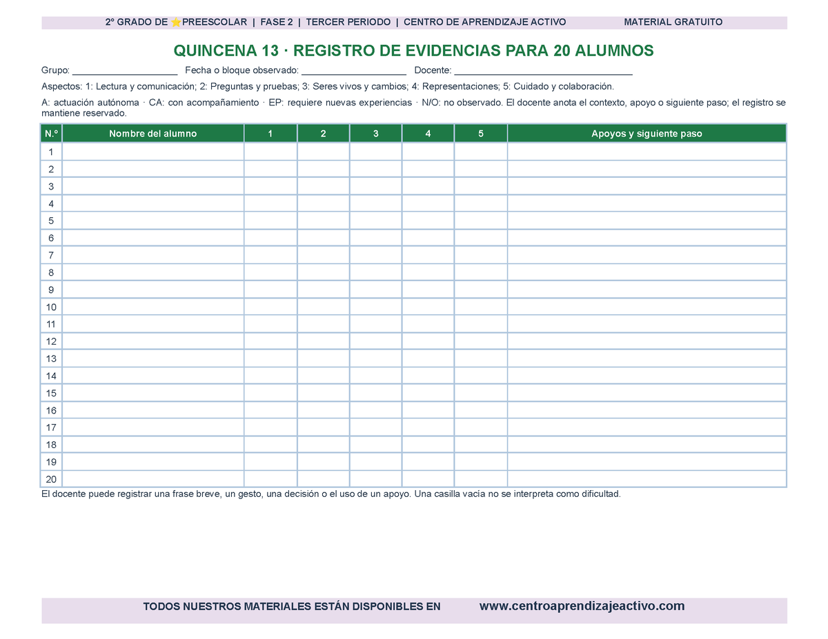 PLANEACIÓN 2° ⭐Preescolar Tercer Periodo (Abr, May, Jun, Jul) en 🎁PDF