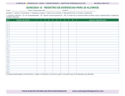 PLANEACIÓN 2° ⭐Preescolar Tercer Periodo (Abr, May, Jun, Jul) en 🎁PDF