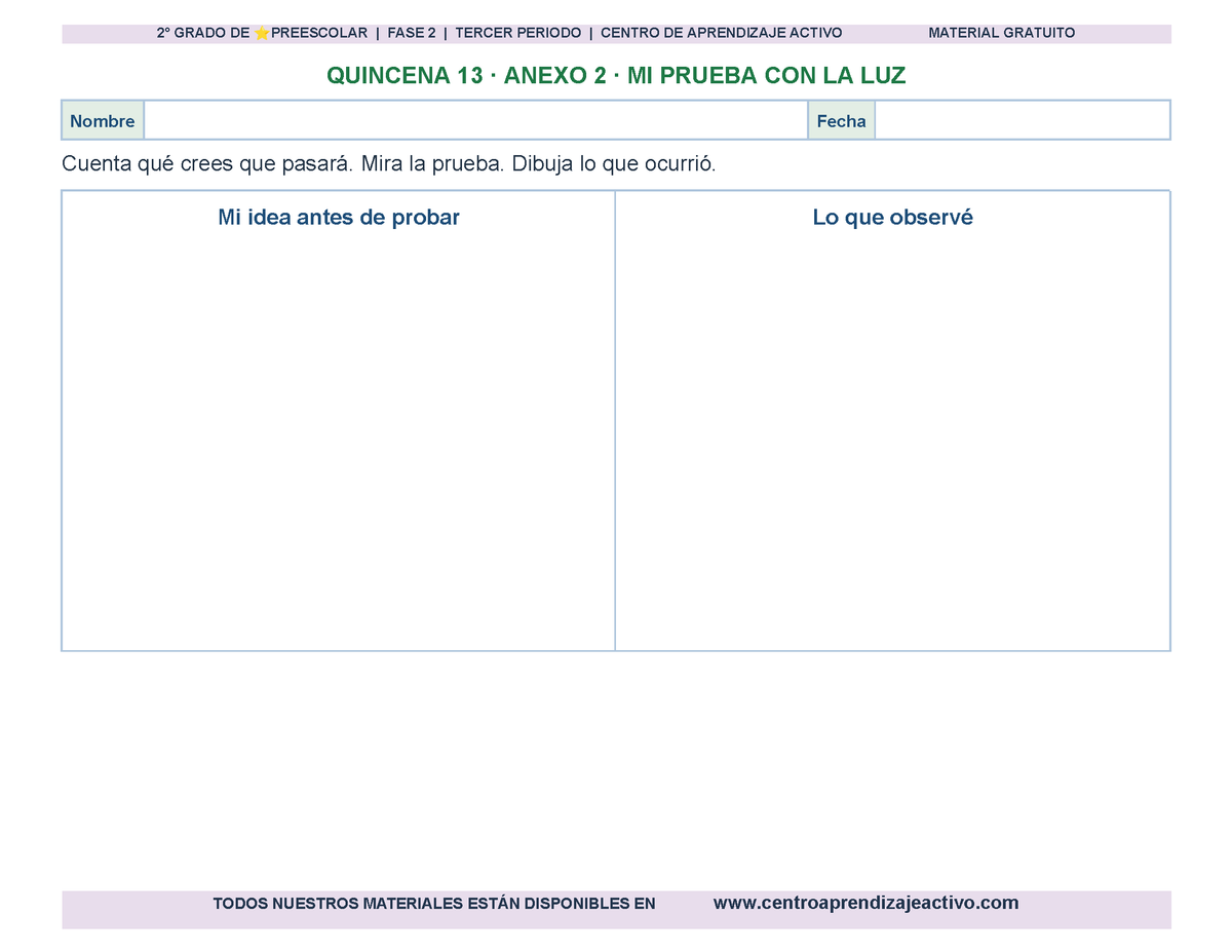 PLANEACIÓN 2° ⭐Preescolar Tercer Periodo (Abr, May, Jun, Jul) en 🎁PDF