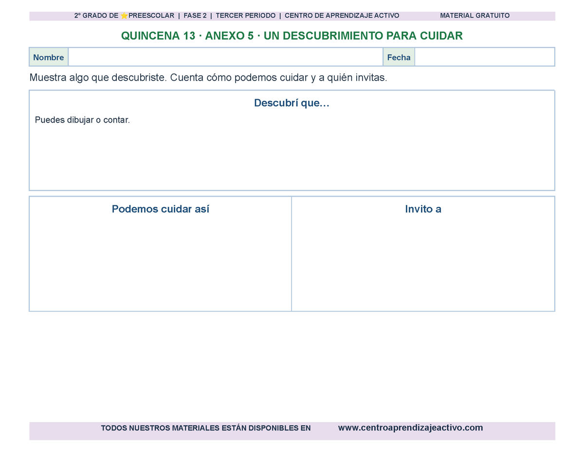 PLANEACIÓN 2° ⭐Preescolar Tercer Periodo (Abr, May, Jun, Jul) en 🎁PDF