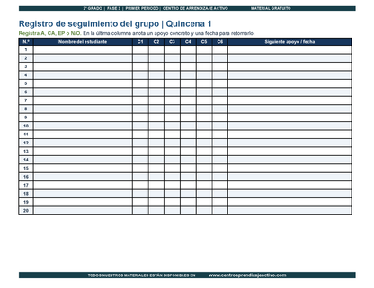 PLANEACIÓN 2° Primaria Primer Periodo (Sep, Oct, Nov) en PDF