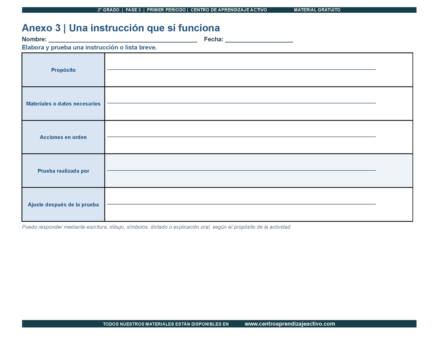 PLANEACIÓN 2° Primaria Primer Periodo (Sep, Oct, Nov) en PDF