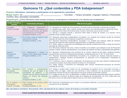 PLANEACIÓN 3° Primaria Tercer Periodo (Abr, May, Jun, Jul) en 🎁PDF