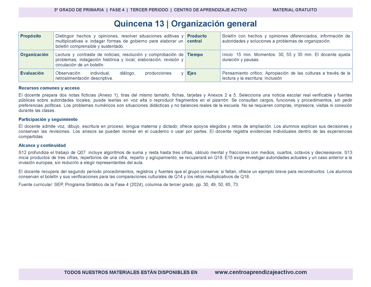 PLANEACIÓN 3° Primaria Tercer Periodo (Abr, May, Jun, Jul) en 🎁PDF
