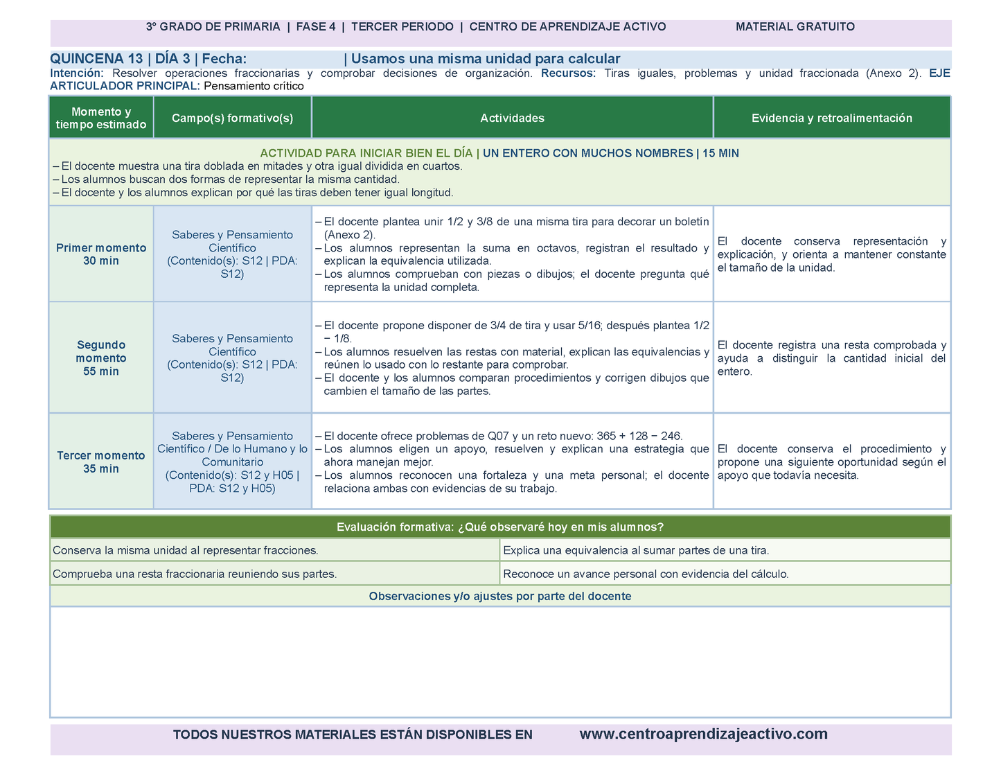 PLANEACIÓN 3° Primaria Tercer Periodo (Abr, May, Jun, Jul) en 🎁PDF