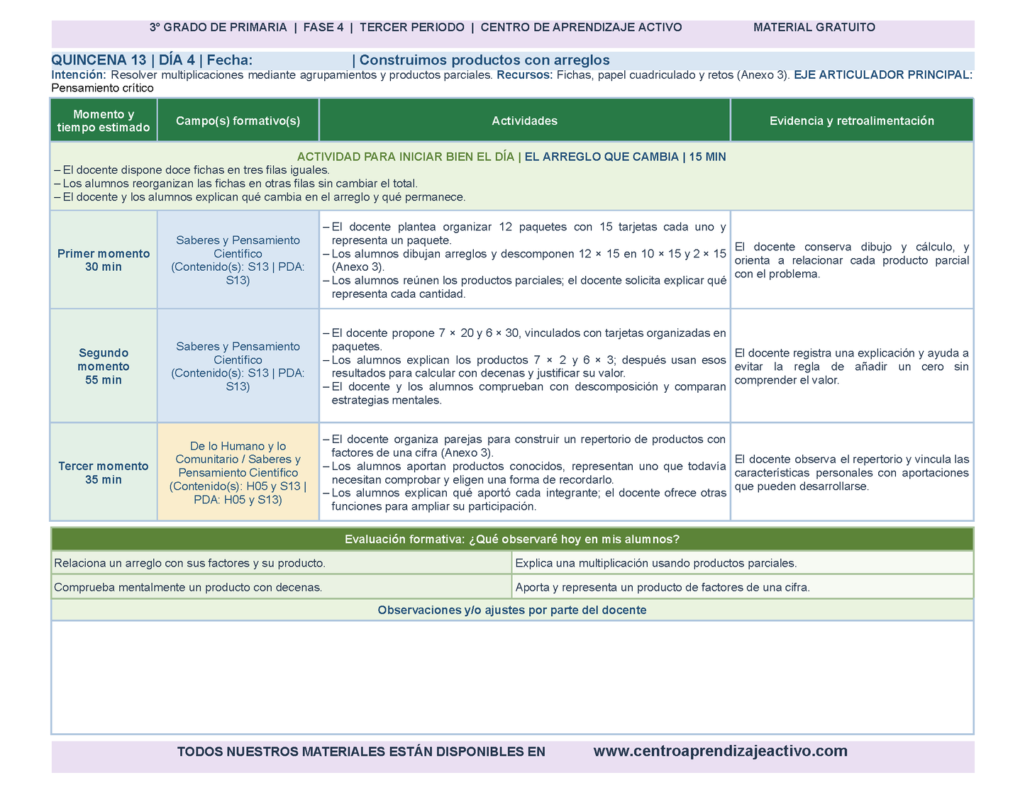 PLANEACIÓN 3° Primaria Tercer Periodo (Abr, May, Jun, Jul) en 🎁PDF