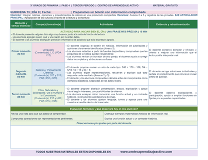 PLANEACIÓN 3° Primaria Tercer Periodo (Abr, May, Jun, Jul) en 🎁PDF