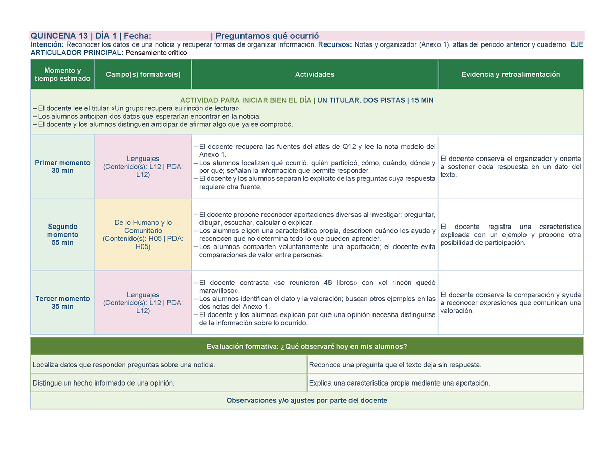 PLANEACIÓN 3° Primaria Tercer Periodo (Abr, May, Jun, Jul) ✏️Editable en Word