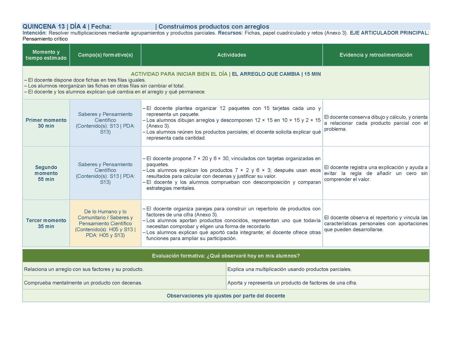 PLANEACIÓN 3° Primaria Tercer Periodo (Abr, May, Jun, Jul) ✏️Editable en Word