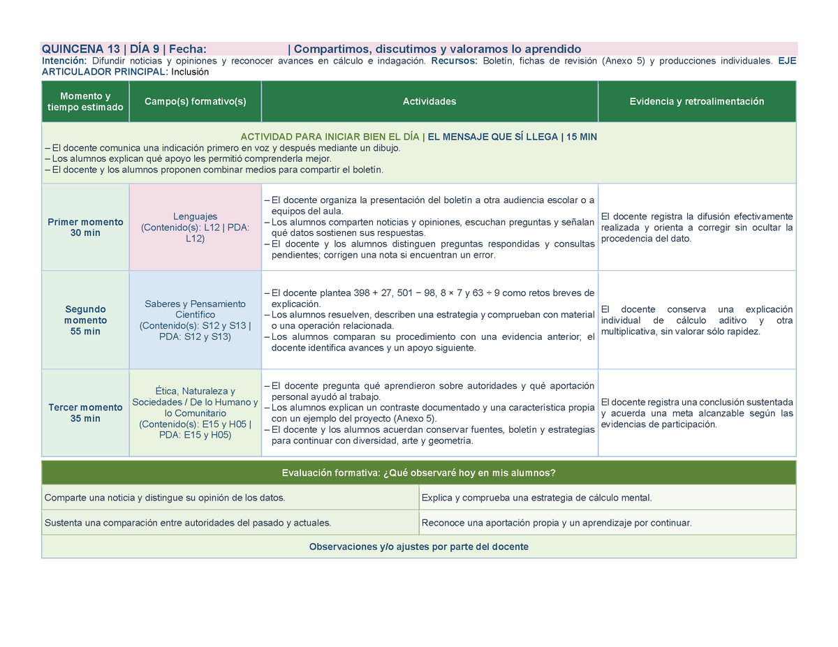 PLANEACIÓN 3° Primaria Tercer Periodo (Abr, May, Jun, Jul) ✏️Editable en Word