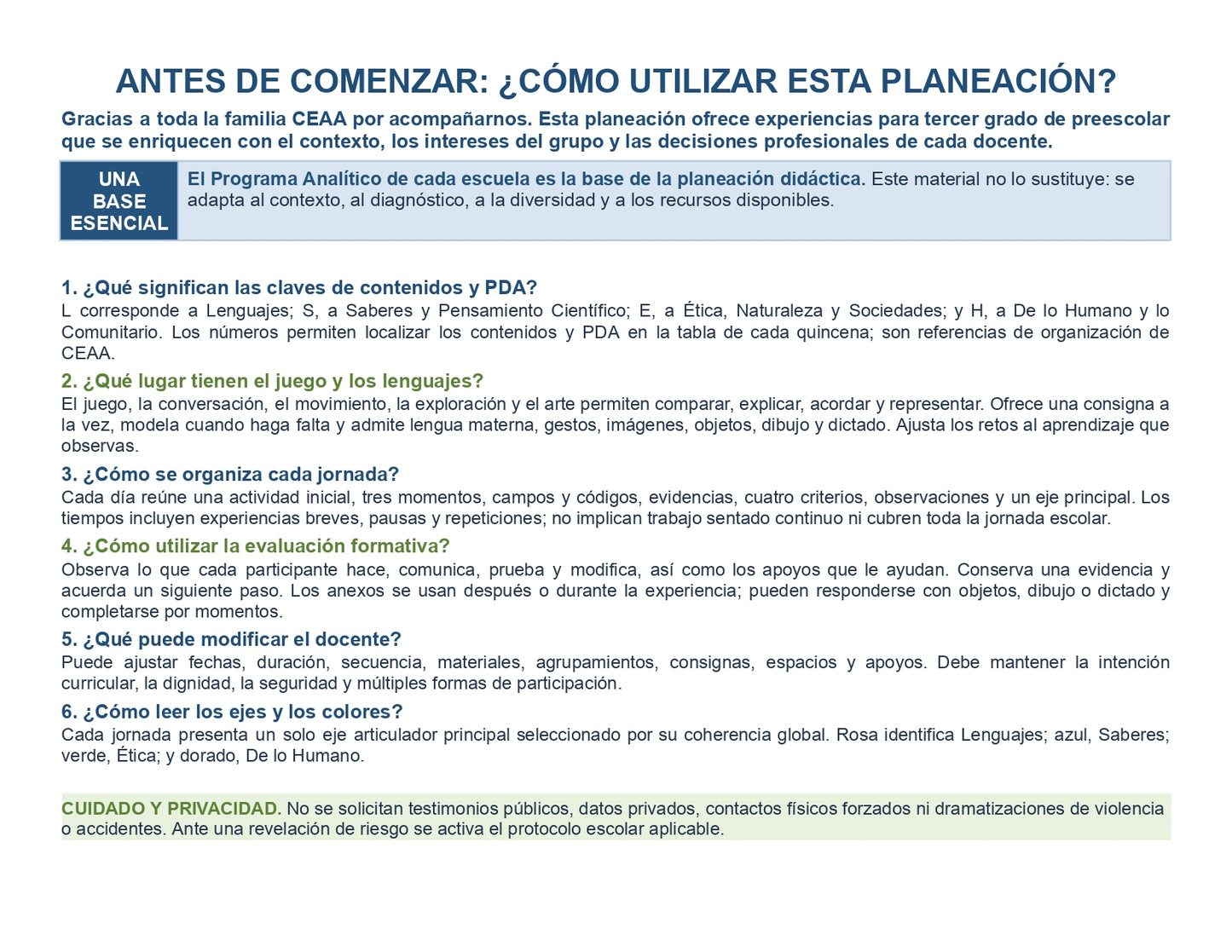 PLANEACIÓN 3° ⭐Preescolar Primer Periodo (Sep, Oct, Nov) ✏️Editable en Word
