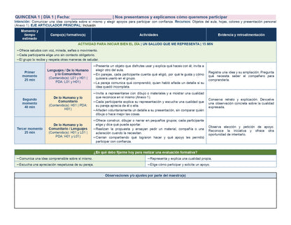 PLANEACIÓN 3° ⭐Preescolar Primer Periodo (Sep, Oct, Nov) ✏️Editable en Word