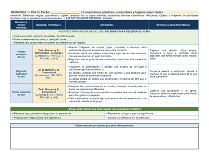 PLANEACIÓN 3° ⭐Preescolar Primer Periodo (Sep, Oct, Nov) ✏️Editable en Word
