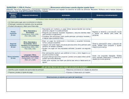 PLANEACIÓN 3° ⭐Preescolar Primer Periodo (Sep, Oct, Nov) ✏️Editable en Word