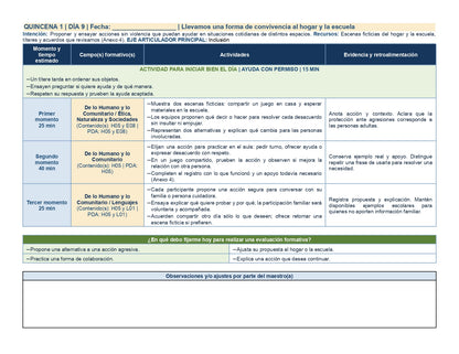 PLANEACIÓN 3° ⭐Preescolar Primer Periodo (Sep, Oct, Nov) ✏️Editable en Word