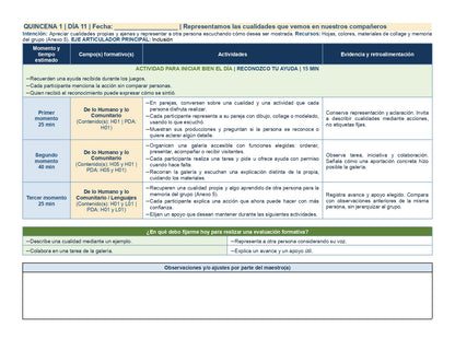 PLANEACIÓN 3° ⭐Preescolar Primer Periodo (Sep, Oct, Nov) ✏️Editable en Word