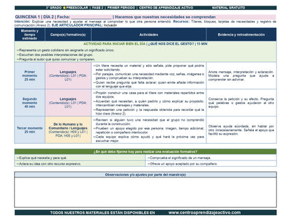 PLANEACIÓN 3° ⭐Preescolar Primer Periodo (Sep, Oct, Nov) en 🎁pdf