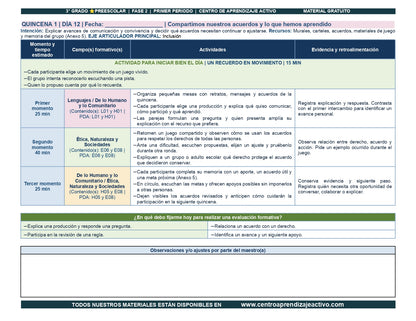 PLANEACIÓN 3° ⭐Preescolar Primer Periodo (Sep, Oct, Nov) en 🎁pdf