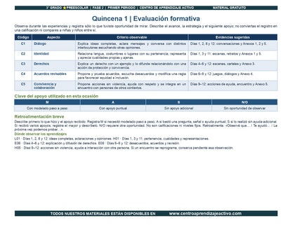 PLANEACIÓN 3° ⭐Preescolar Primer Periodo (Sep, Oct, Nov) en 🎁pdf