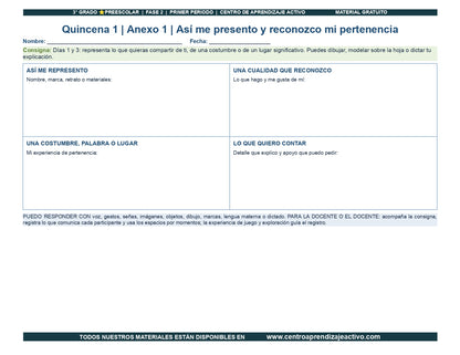 PLANEACIÓN 3° ⭐Preescolar Primer Periodo (Sep, Oct, Nov) en 🎁pdf