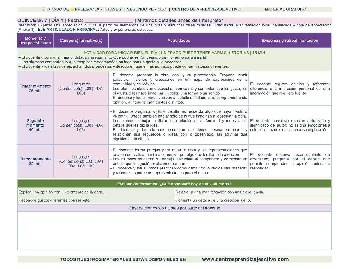 PLANEACIÓN 3° ⭐Preescolar Segundo Periodo (Dic, Ene, Feb, Mar) en 🎁PDF