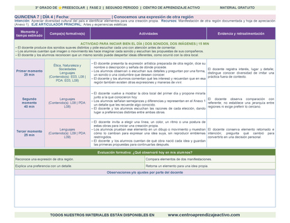 PLANEACIÓN 3° ⭐Preescolar Segundo Periodo (Dic, Ene, Feb, Mar) en 🎁PDF