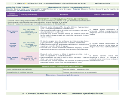 PLANEACIÓN 3° ⭐Preescolar Segundo Periodo (Dic, Ene, Feb, Mar) en 🎁PDF