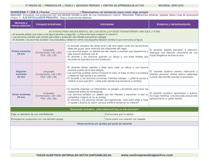 PLANEACIÓN 3° ⭐Preescolar Segundo Periodo (Dic, Ene, Feb, Mar) en 🎁PDF