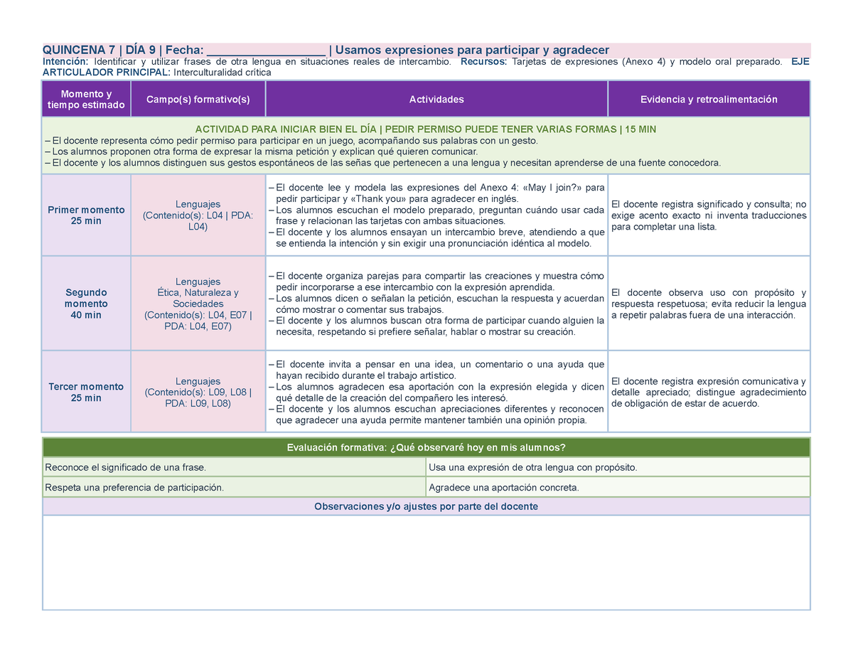 PLANEACIÓN 3° ⭐Preescolar Segundo Periodo (Dic, Ene, Feb, Mar) ✏️Editable en Word