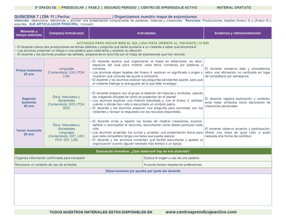 PLANEACIÓN 3° ⭐Preescolar Segundo Periodo (Dic, Ene, Feb, Mar) en 🎁PDF
