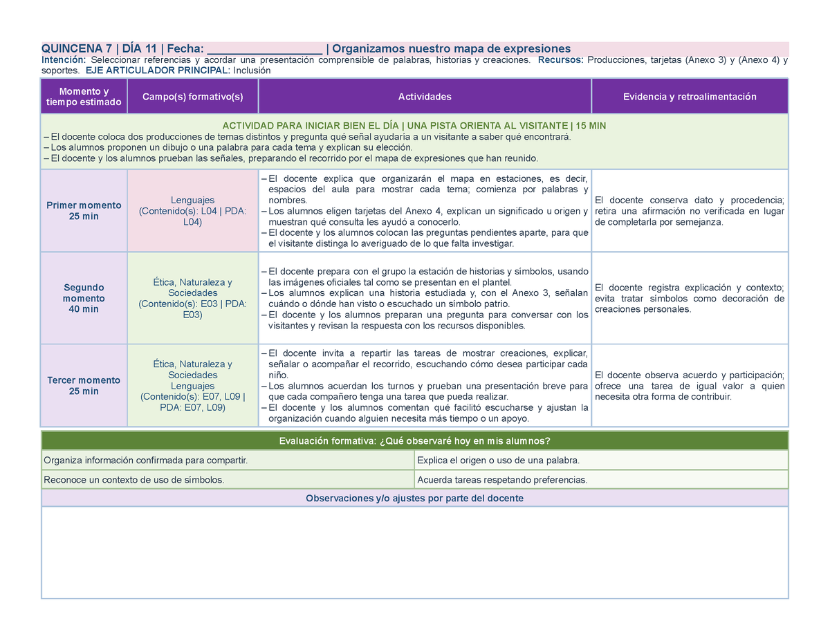 PLANEACIÓN 3° ⭐Preescolar Segundo Periodo (Dic, Ene, Feb, Mar) ✏️Editable en Word
