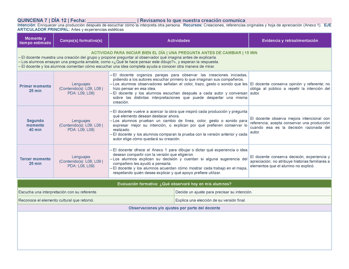 PLANEACIÓN 3° ⭐Preescolar Segundo Periodo (Dic, Ene, Feb, Mar) ✏️Editable en Word
