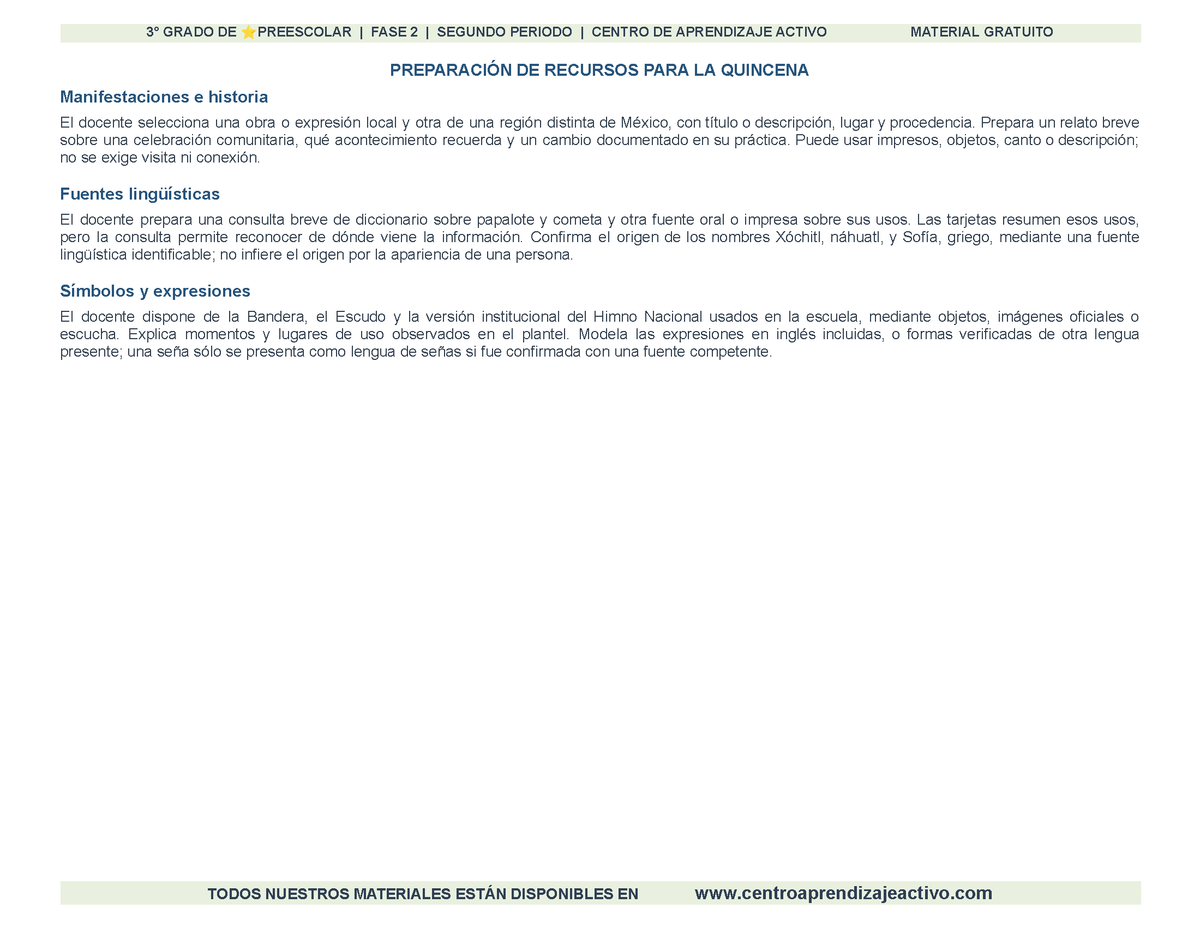 PLANEACIÓN 3° ⭐Preescolar Segundo Periodo (Dic, Ene, Feb, Mar) en 🎁PDF
