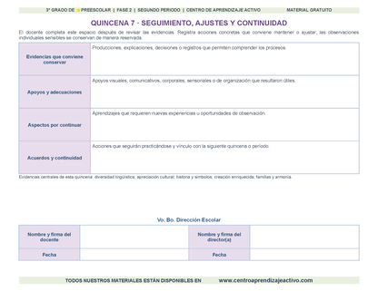 PLANEACIÓN 3° ⭐Preescolar Segundo Periodo (Dic, Ene, Feb, Mar) en 🎁PDF