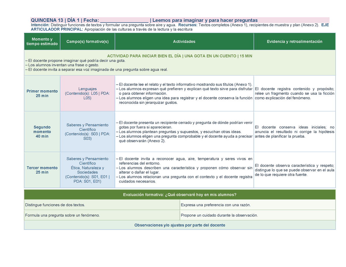 PLANEACIÓN 3° ⭐Preescolar Tercer Periodo (Abr, May, Jun, Jul) ✏️Editable en Word