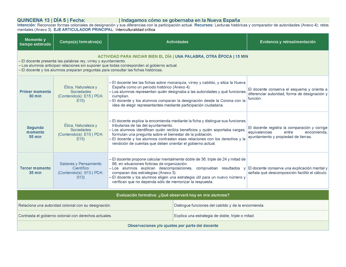 PLANEACIÓN 4° Primaria Tercer Periodo (Abr, May, Jun, Jul) ✏️Editable en Word