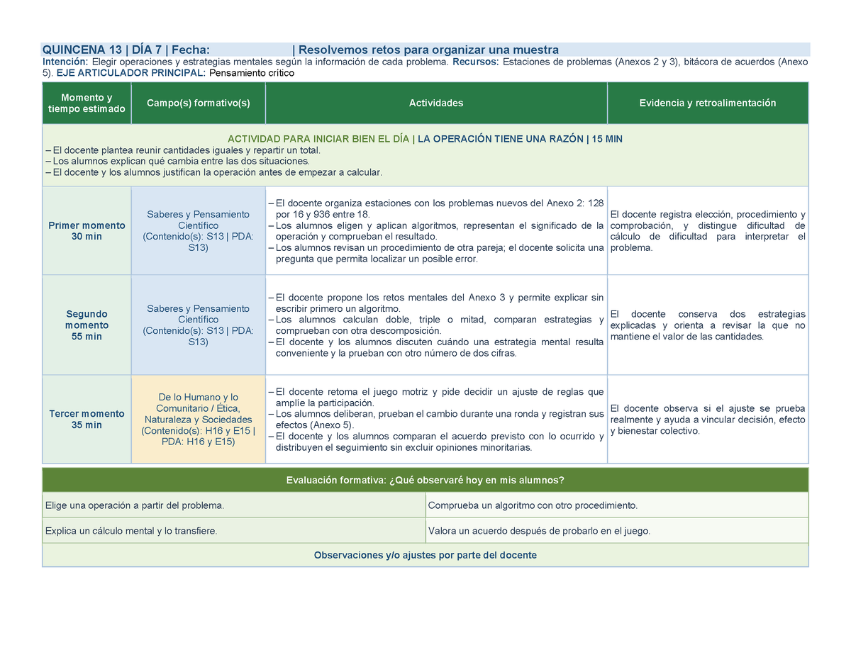 PLANEACIÓN 4° Primaria Tercer Periodo (Abr, May, Jun, Jul) ✏️Editable en Word