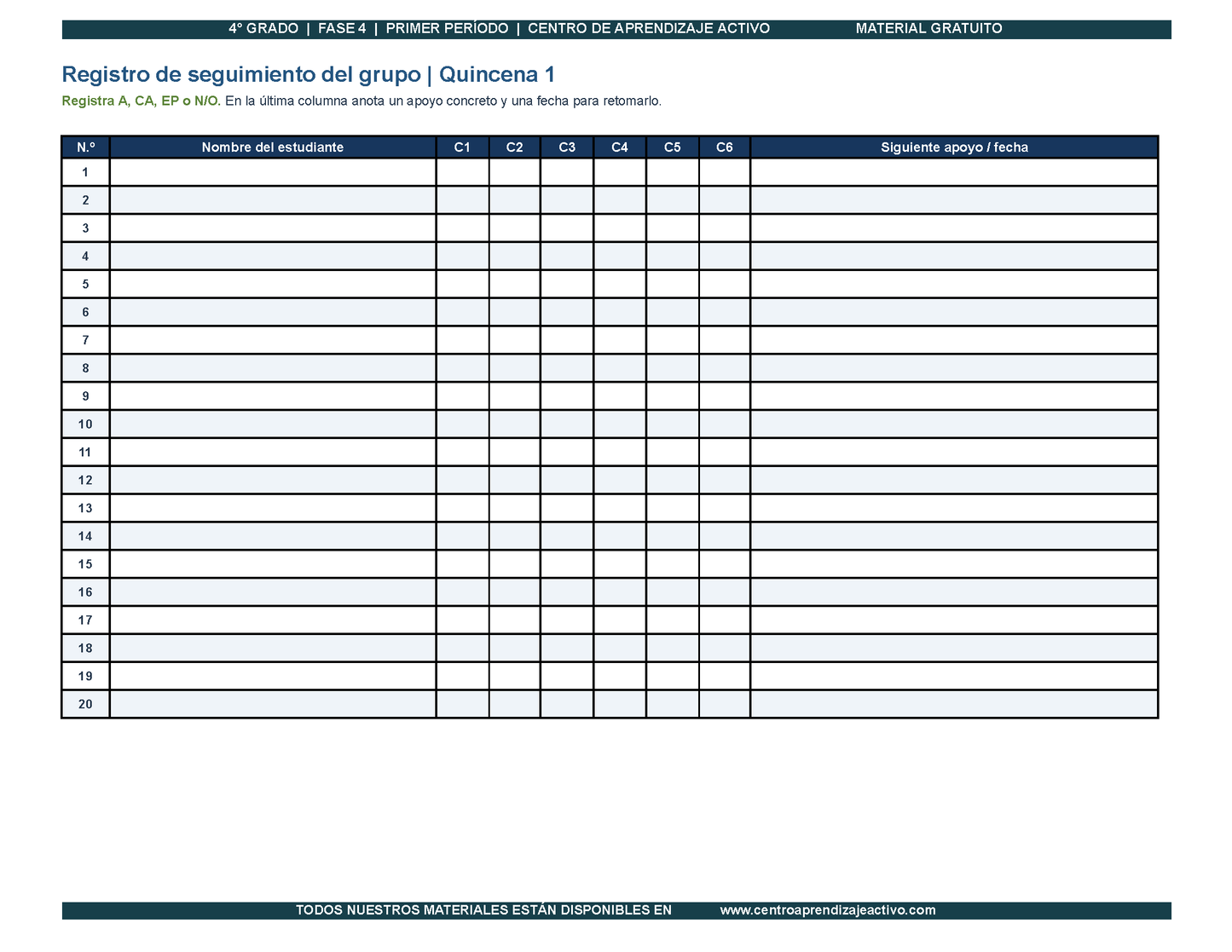 PLANEACIÓN 4° Primaria Primer Periodo (Sep, Oct, Nov) en 🎁PDF